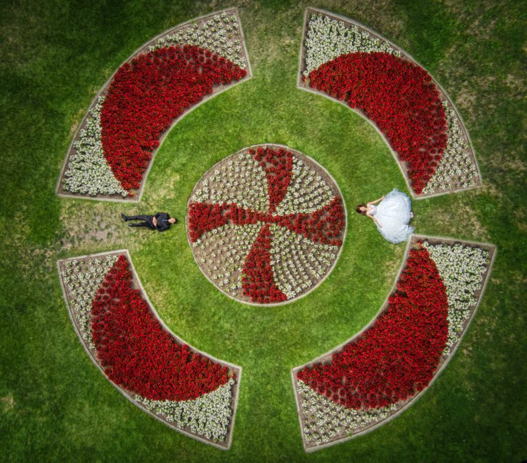 Drone Wedding Photo